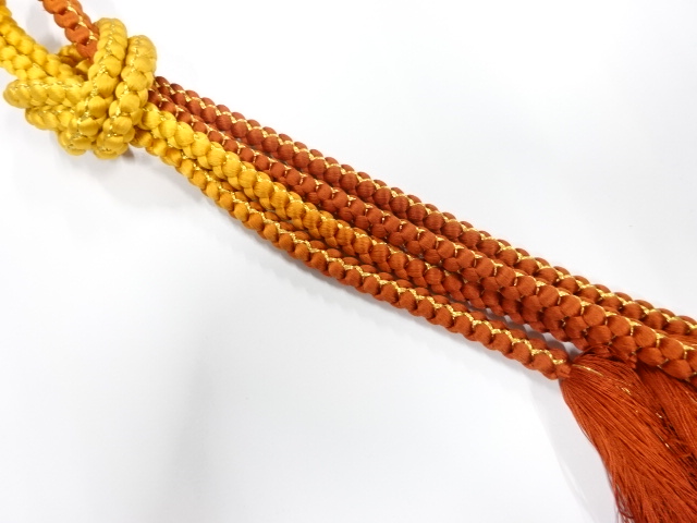 正絹　手組帯締め